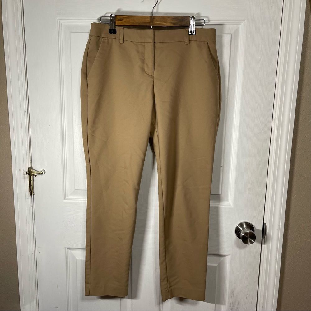 Express Women’s Columnist Ankle MidRise Khaki Pants Size 8 Regular